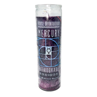 Mercury Retrograde Magic Candle (Limited Edition) (Copy) Candle -Retrograde V50 06/29/26-07/23/26 Mercury Retrograde in Cancer