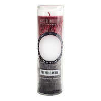 Red & Black "Write-Your-Own-Prayer" Candle - BANISHING / PROTECTION Candle -Prayer V95