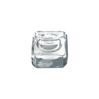 Sphere Holder - Glass Square Stand Holder -Crystal Whse