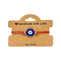 Miyuki Amulet Bracelet - Hexagonal Evil Eye Bracelet -Amulet Whse