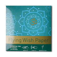 Flying Wish Paper Mini Kit - "GOLDEN OM" Media - Wish Paper V230