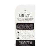 "Be My Temple" Symbol Shape Candle Symbol Shape Candle House of Intuition