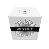"BLESS ME with FERTILITY" Affirmation Soy Candle BLESS ME - Affirmation Candles House of Intuition