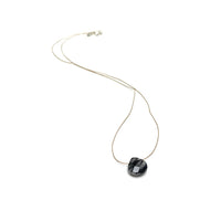 Tourmalinated Quartz Teardrop Necklace (I AM POWERFUL) Teardrop Necklace House of Intuition