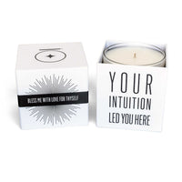 "BLESS ME with LOVE FOR THYSELF" Affirmation Soy Candle BLESS ME - Affirmation Candles House of Intuition