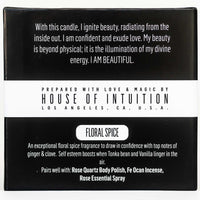 I AM Beautiful - Affirmation Soy Candle I AM - Affirmation Candles House of Intuition