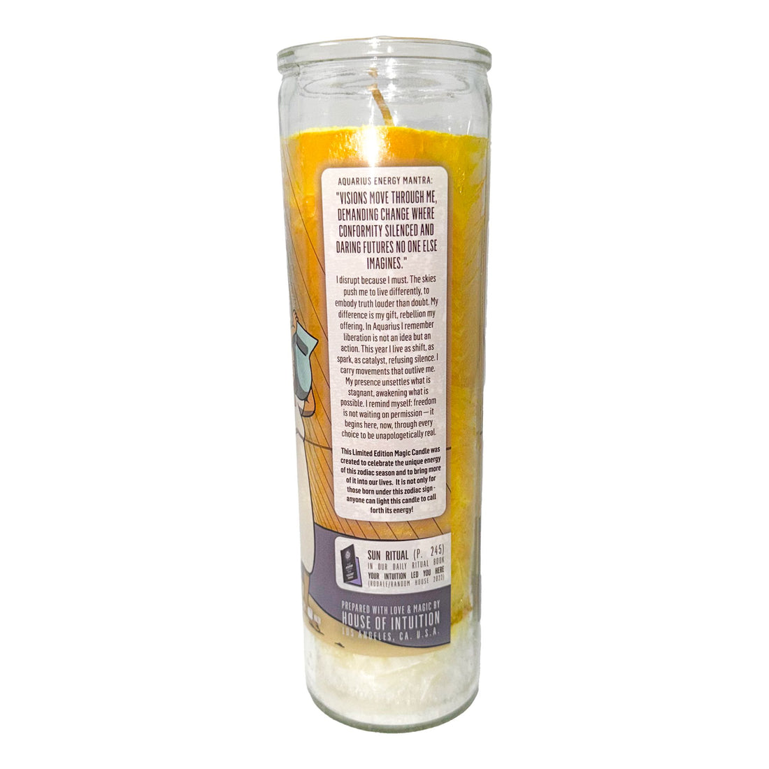 2026 Aquarius Solar Return Magic Candle | January 20 - February 18 (Limited Edition) Candle -Solar Return V95 