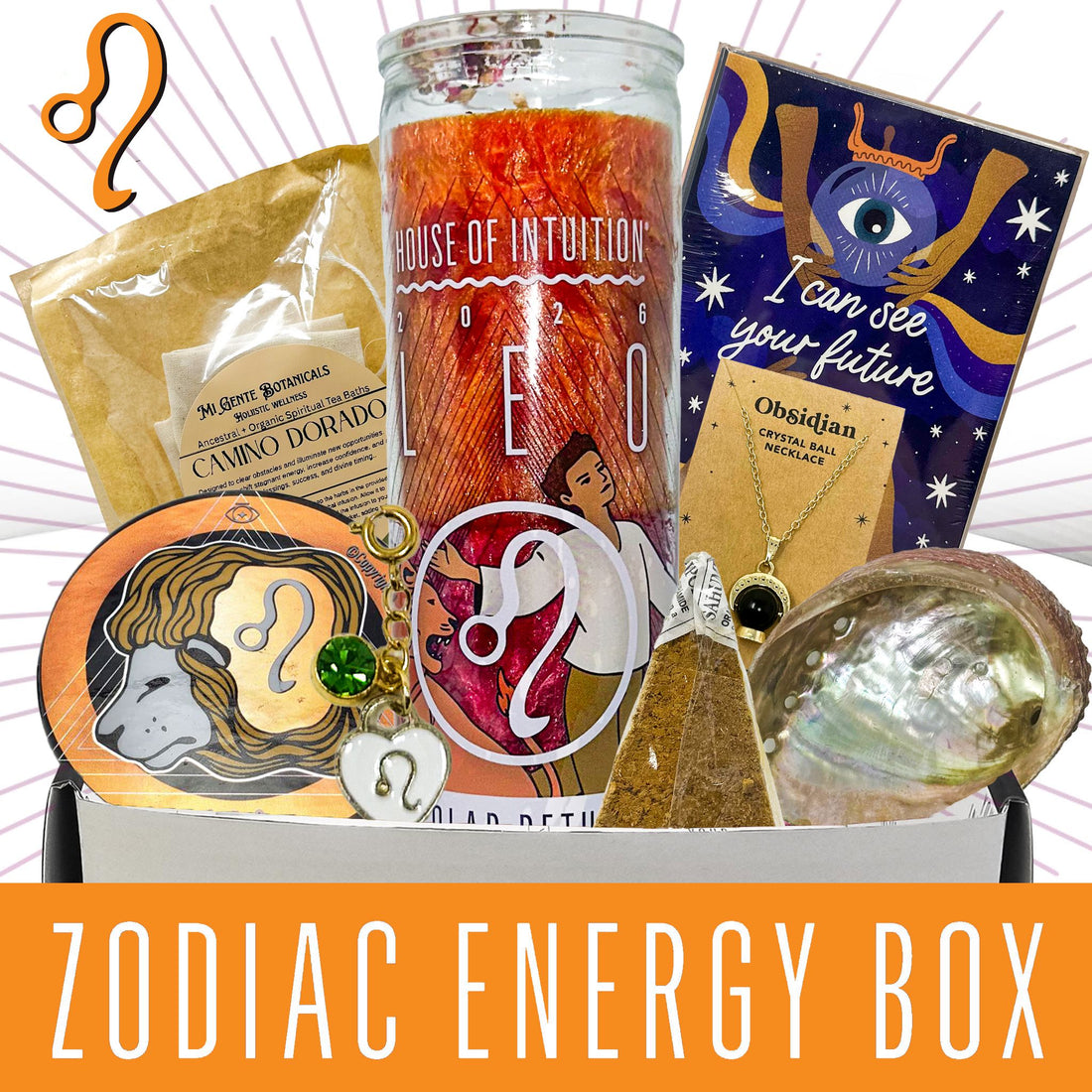 2026 Leo Zodiac Energy Box (Limited Edition - $94.50 Value for only $49!) Box -Birthday V95 