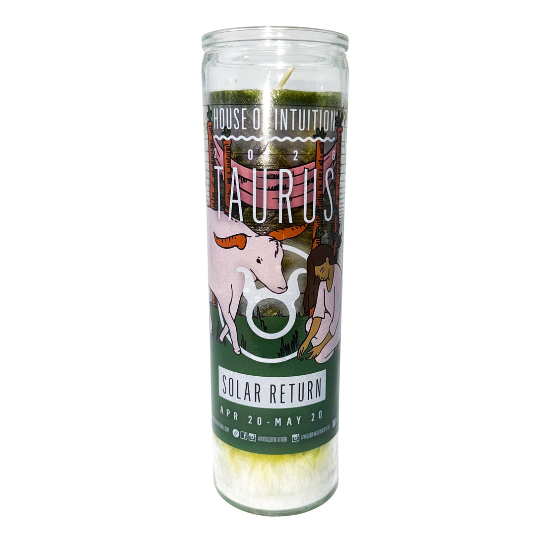 2026 Taurus Solar Return Magic Candle | April 20 - May 20 (Limited Edition) Candle -Solar Return V95 