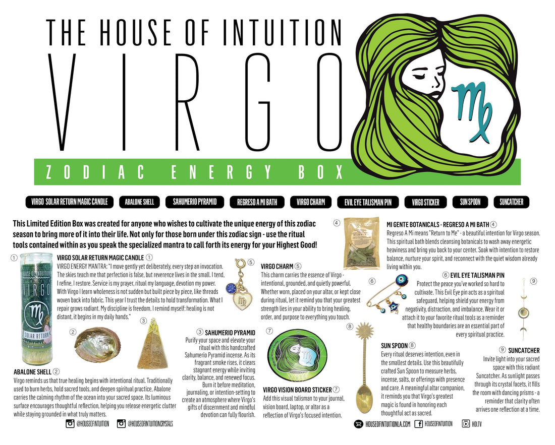 2026 Virgo Zodiac Energy Box (Limited Edition - $112.50 Value for only $49!) Box -Birthday V95 