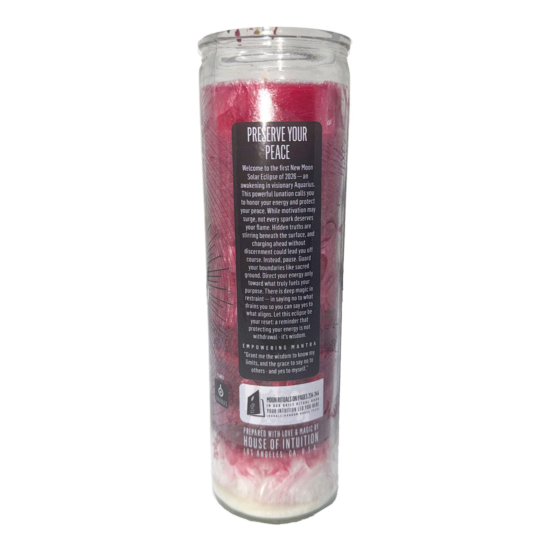 2026 New Moon Ritual Candle (Limited Edition) Candle -Full Moon V95 