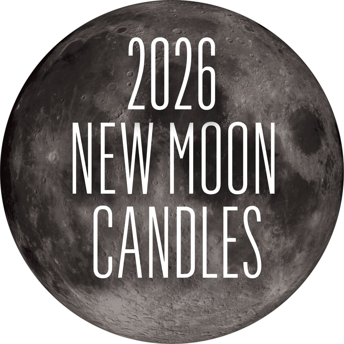 2026 New Moon Ritual Candle (Limited Edition) Candle -Full Moon V95 