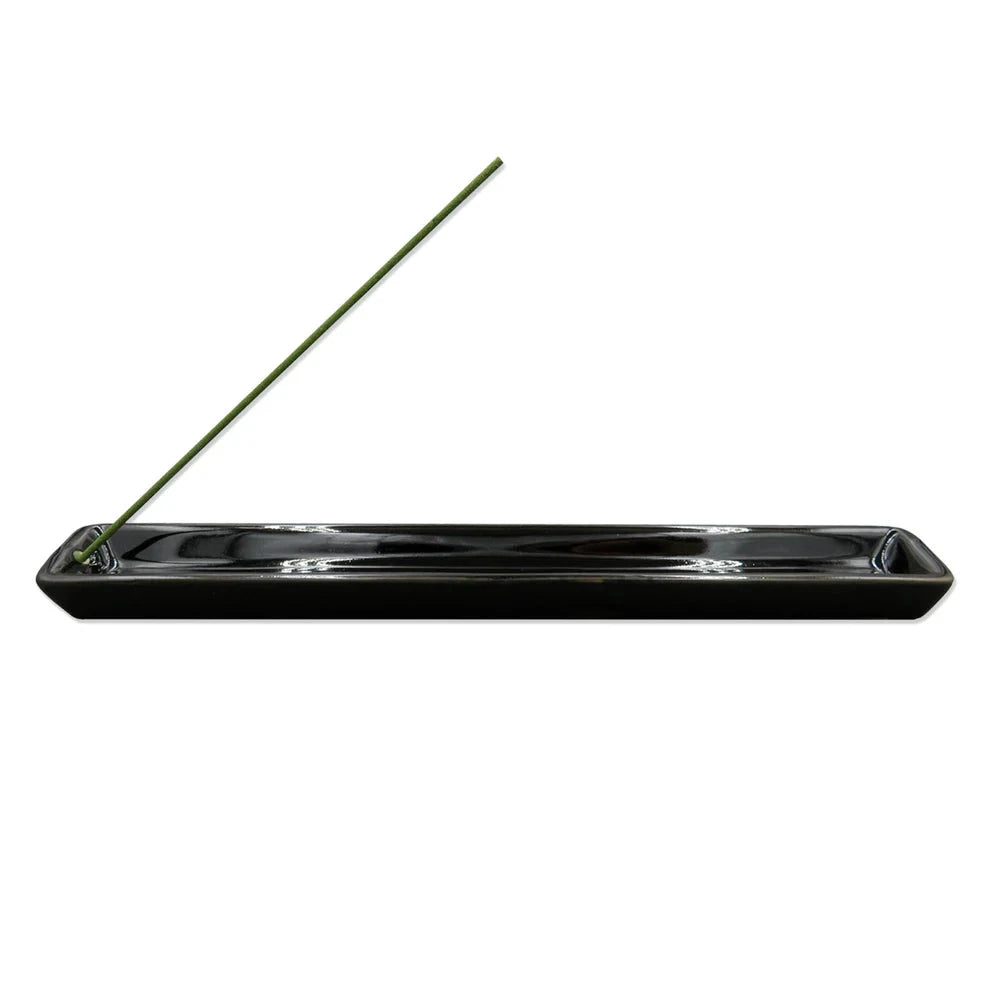 Ceramic Ebony Incense Burner Incense & Holders -Incense Whse 