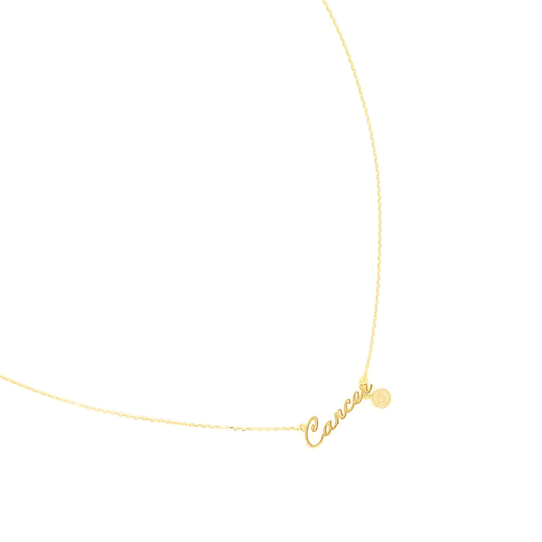 Cancer Zodiac Necklace (Gold) Necklace Discontinued 