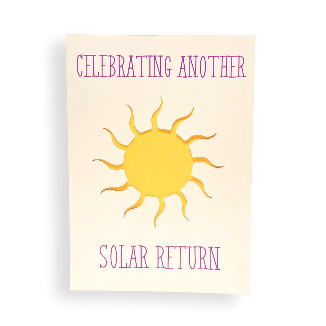 Solar Return Greeting Card House of Intuition Inc 