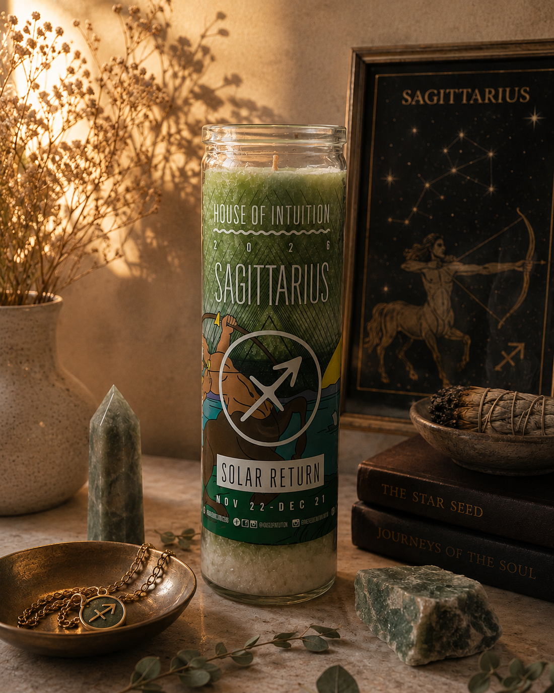 2026 Sagittarius Solar Return Magic Candle | November 21 - December 21 (Limited Edition)