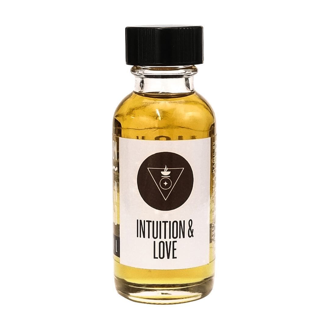 Egyptian Sandalwood Intention Oil "Intuition & Love" Incense & Holders -Burning Oil V50 