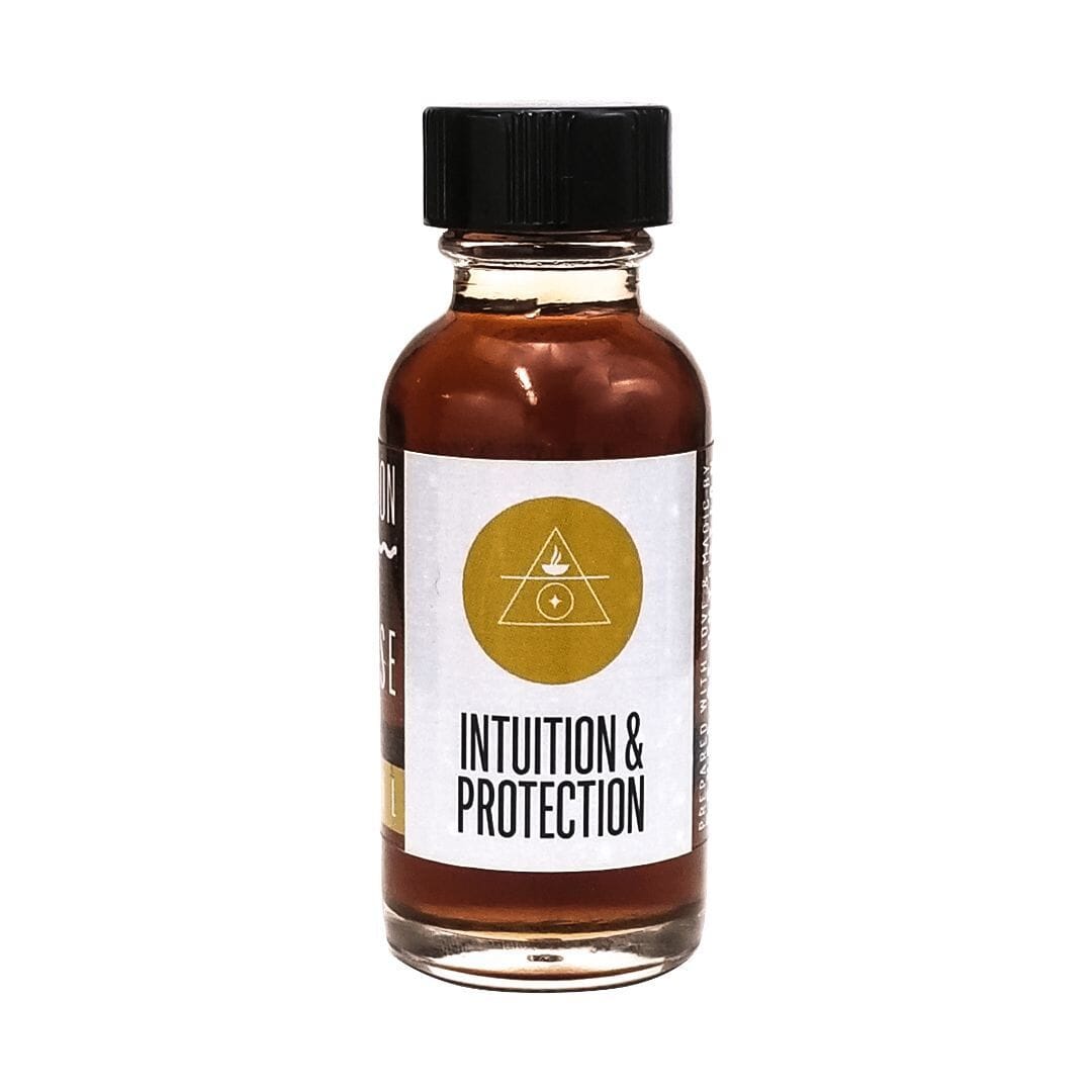 Frankincense Intention Oil "Intuition & Protection" Incense & Holders -Burning Oil V50 