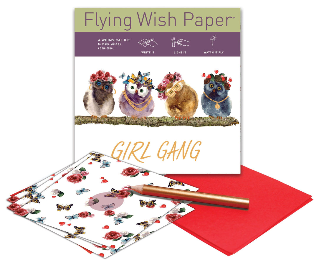 Flying Wish Paper Mini Kit - "GIRL GANG" House of Intuition Inc 
