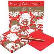 Flying Wish Paper Mini Kit - "LUCKY CAT" V230 