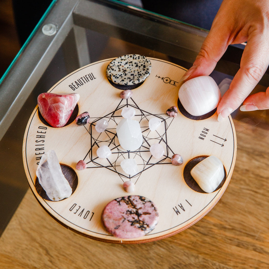 Love Crystal Grid Crystal -Grid V205 