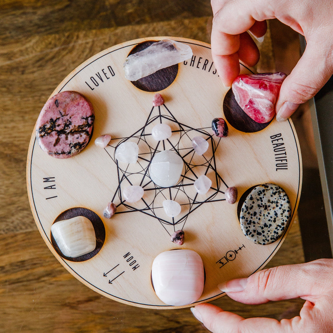 Love Crystal Grid Crystal -Grid V205 