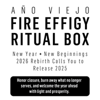 AÑO VIEJO "NEW YEAR" FIRE EFFIGY RITUAL BOX (LIMITED EDITION) Box -Specialty V50 