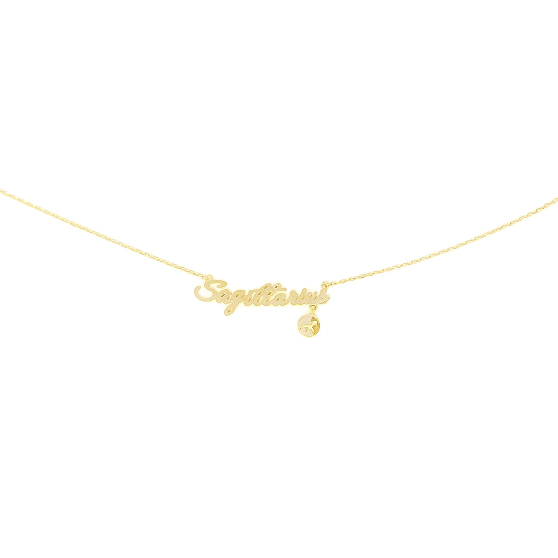 Sagittarius Zodiac Necklace (Gold) Necklace Discontinued 