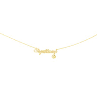 Sagittarius Zodiac Necklace (Gold) Necklace Discontinued 