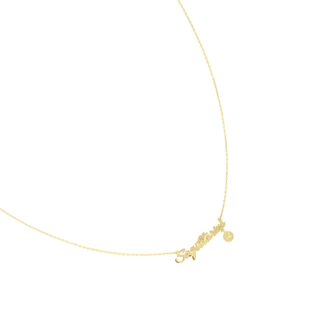 Sagittarius Zodiac Necklace (Gold) Necklace Discontinued 