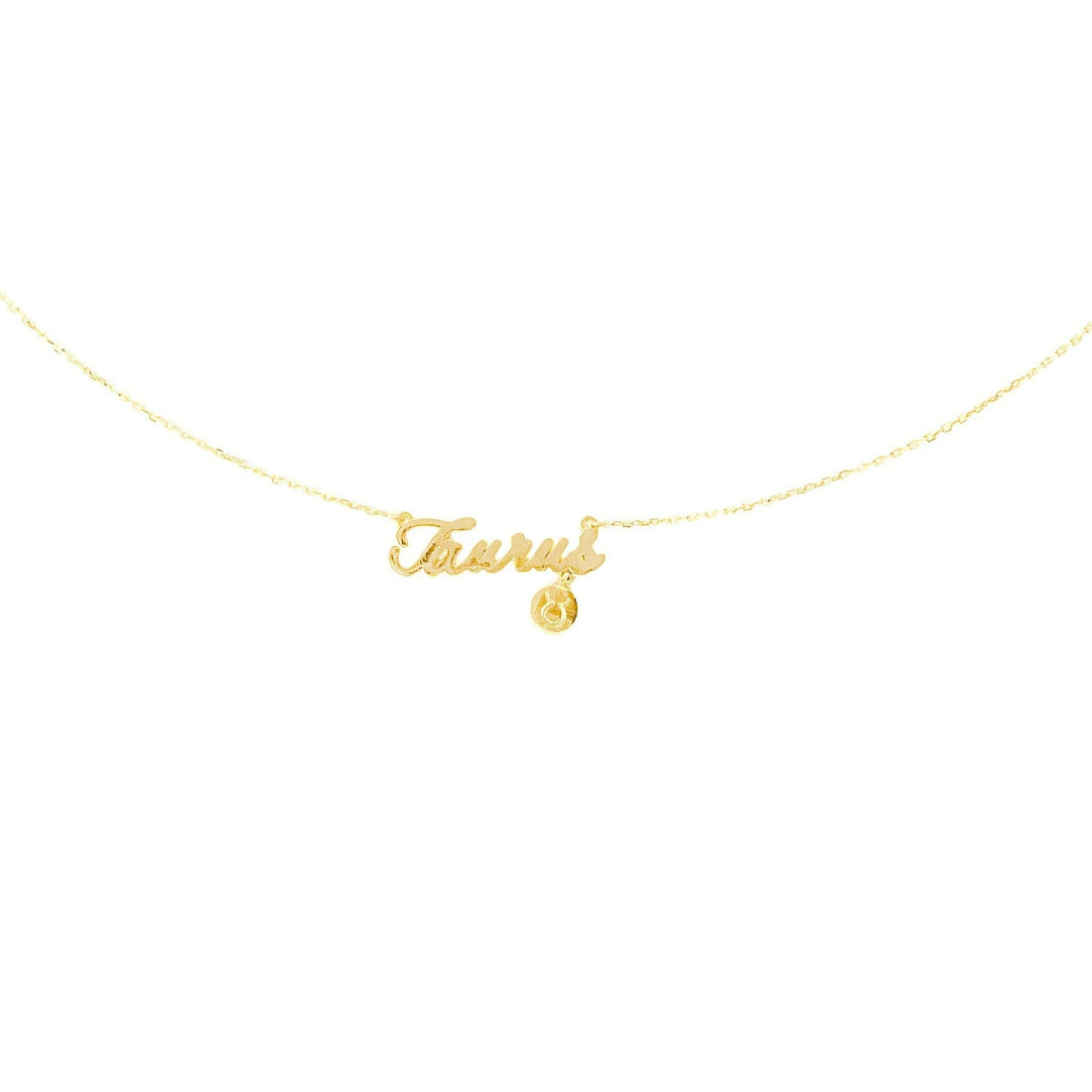 Taurus Zodiac Necklace (Gold) Necklace Discontinued 