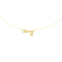 Taurus Zodiac Necklace (Gold) Necklace Discontinued 