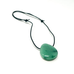 Aventurine Nylon Cord Necklace Necklace -Cord V45 