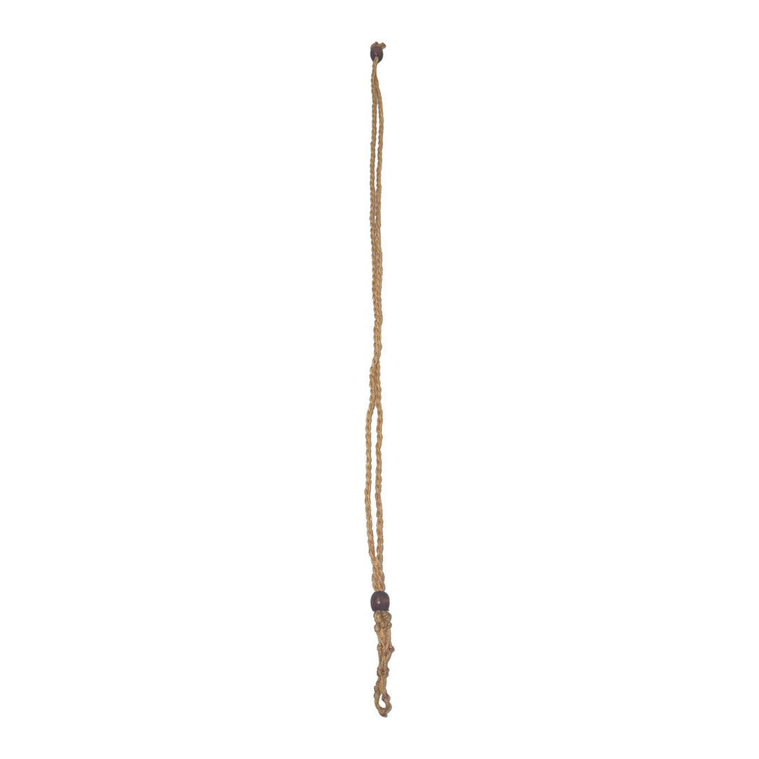 Macramé Crystal Holder Necklace Necklace -Cord WhseD 