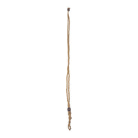 Macramé Crystal Holder Necklace Necklace -Cord WhseD 