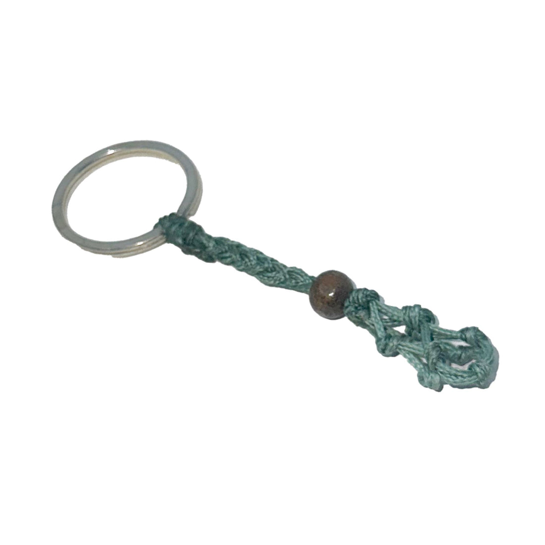Macramé Crystal Keychain - Choose Your Macrame Color Necklace -Cord Whse 