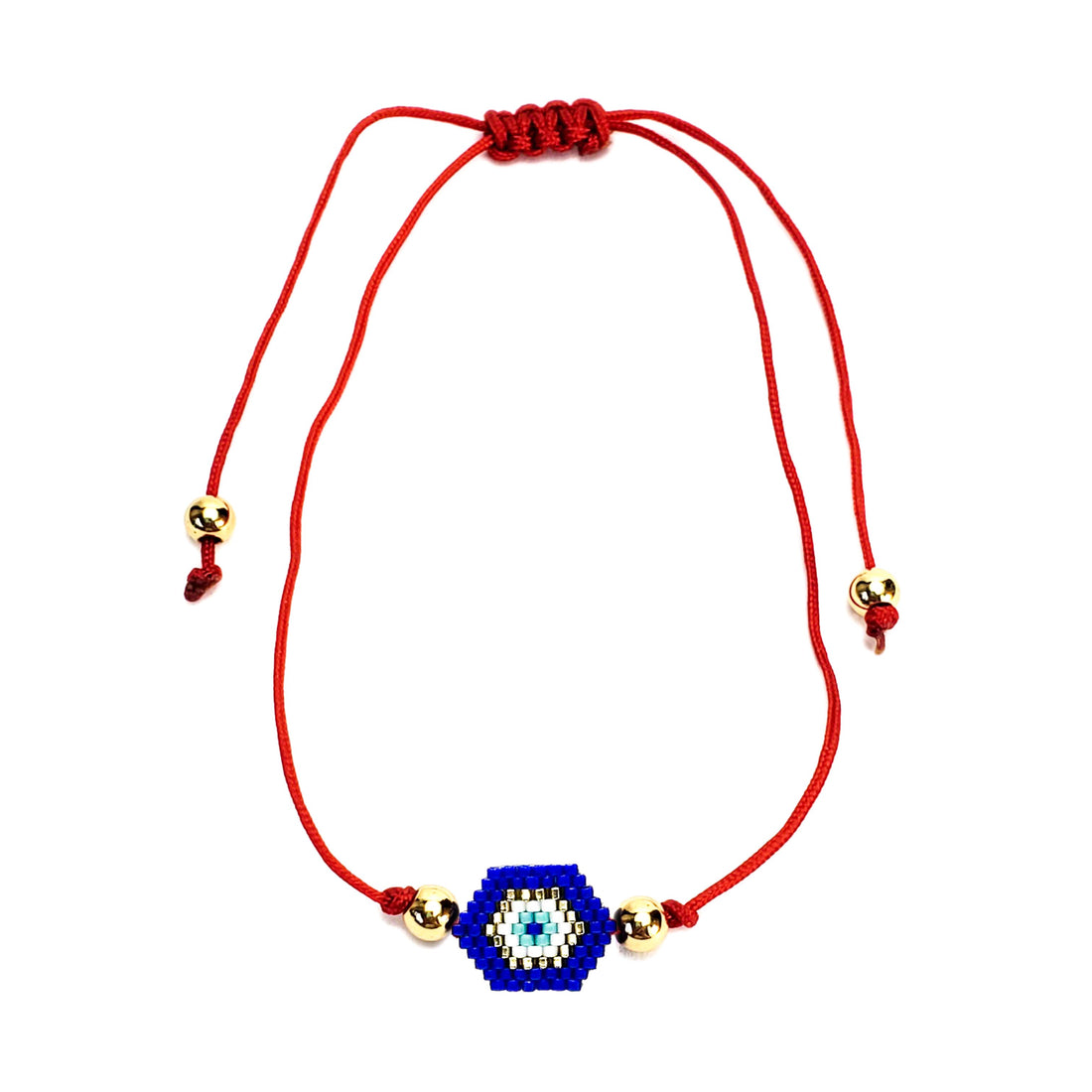 Miyuki Amulet Bracelet - Hexagonal Evil Eye Bracelet -Amulet Whse 