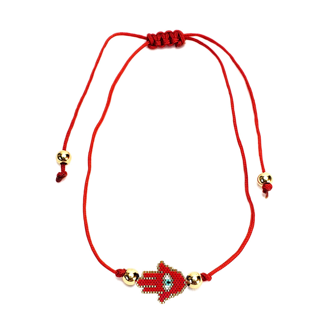 Miyuki Amulet Bracelet - Hamsa Evil Eye Bracelet -Amulet Whse 