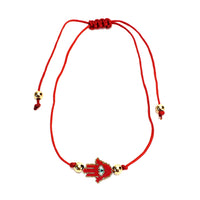 Miyuki Amulet Bracelet - Hamsa Evil Eye Bracelet -Amulet Whse 