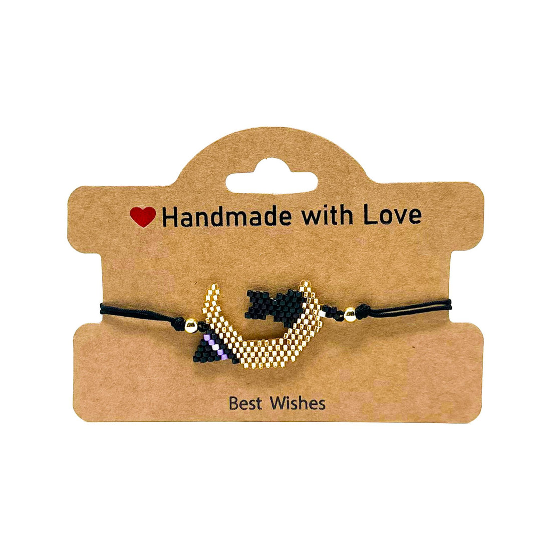 Miyuki Amulet Bracelet - Moon & Cat Bracelet -Amulet Whse 