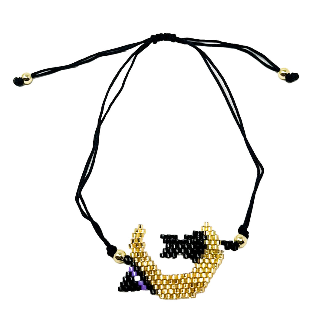 Miyuki Amulet Bracelet - Moon & Cat Bracelet -Amulet Whse 