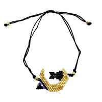 Miyuki Amulet Bracelet - Moon & Cat Bracelet -Amulet Whse 