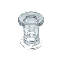 Taper Candle Holder - Glass Modern Candle -Mini Candle Holder Whse 