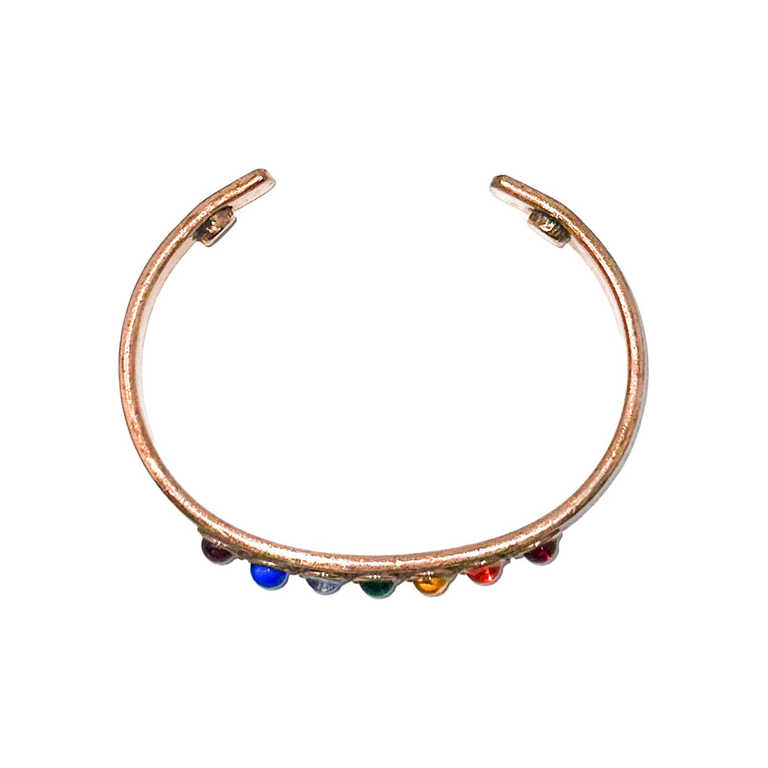 Bracelet - Copper Seven Chakra Bracelet -Amulet Whse 