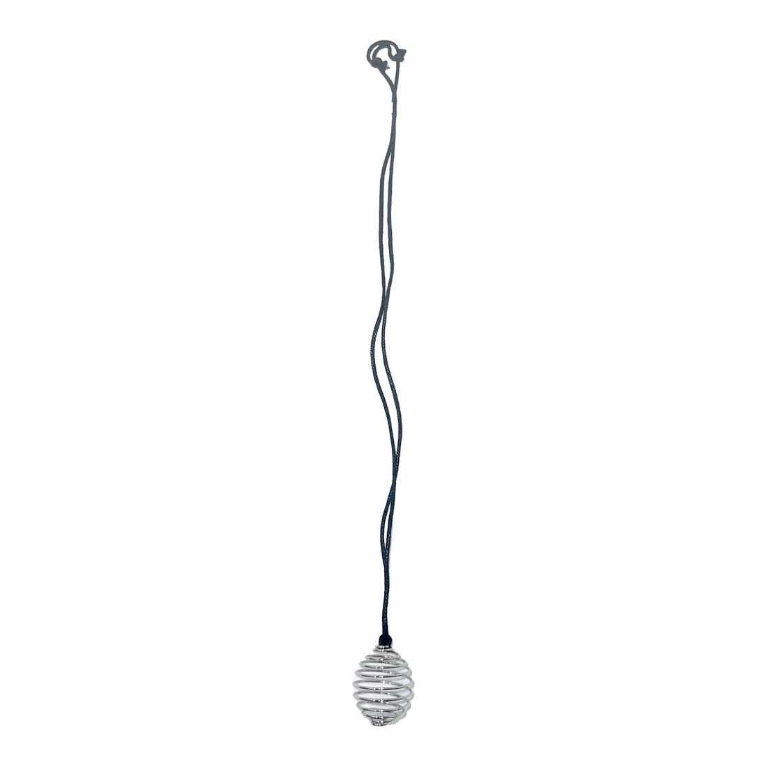 Silver Spiral Cage Necklace House of Intuition Inc 