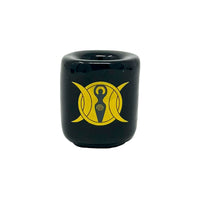Triple Moon Goddess Mini Candle Holder V115 
