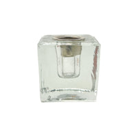 Clear Square Mini Candle Holder V115 