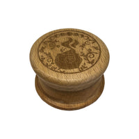 Wooden Herb Grinder - Cauldron Incense & Holders -Herb Grinder Whse 