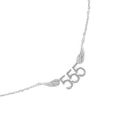 555 Angel Number Necklace (Silver) Necklace Discontinued 