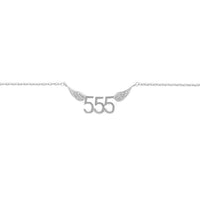 555 Angel Number Necklace (Silver) Necklace Discontinued A. $18.00 